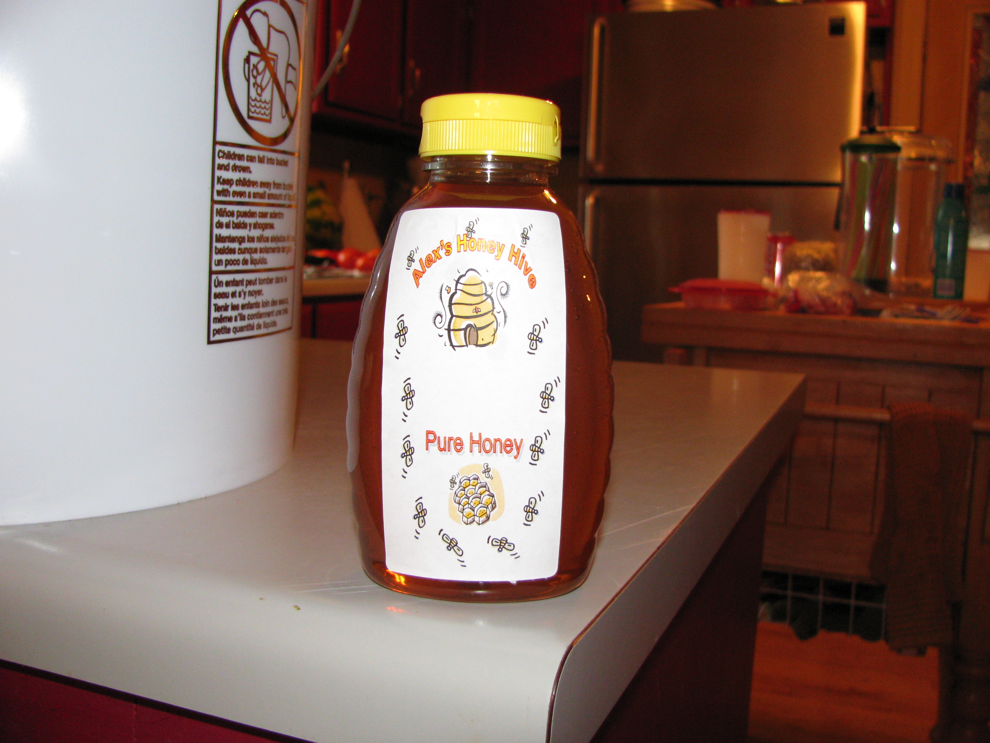 1 lb jar of Alex's Private Label Local Loganville Honey